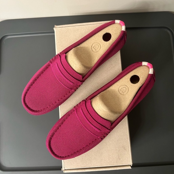 Like-New (Worn Once!) Rothy's The Driver in Raspberry - Picture 6 of 10